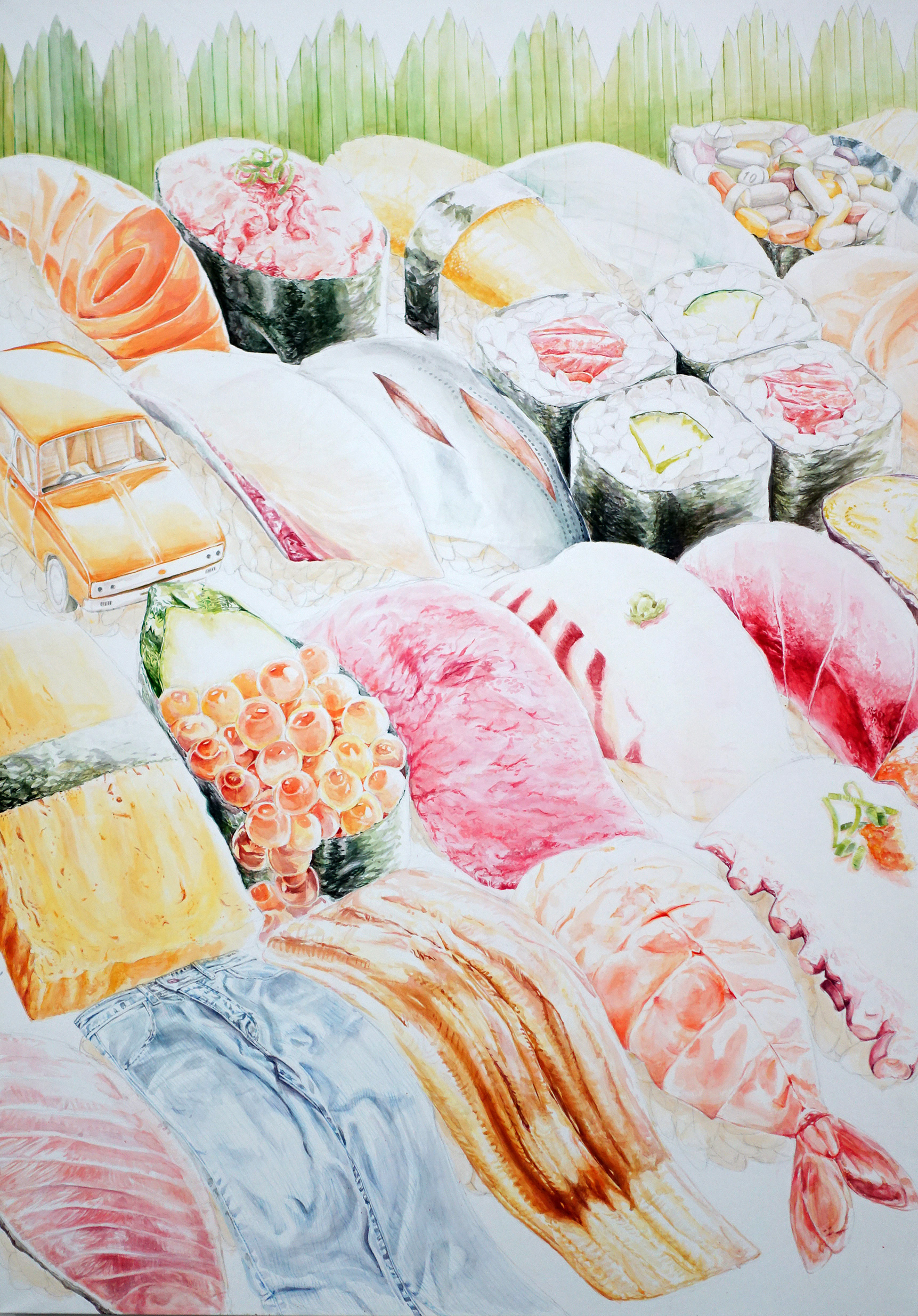 ■出品作品　高3 小松 優良「ネタなネタ」