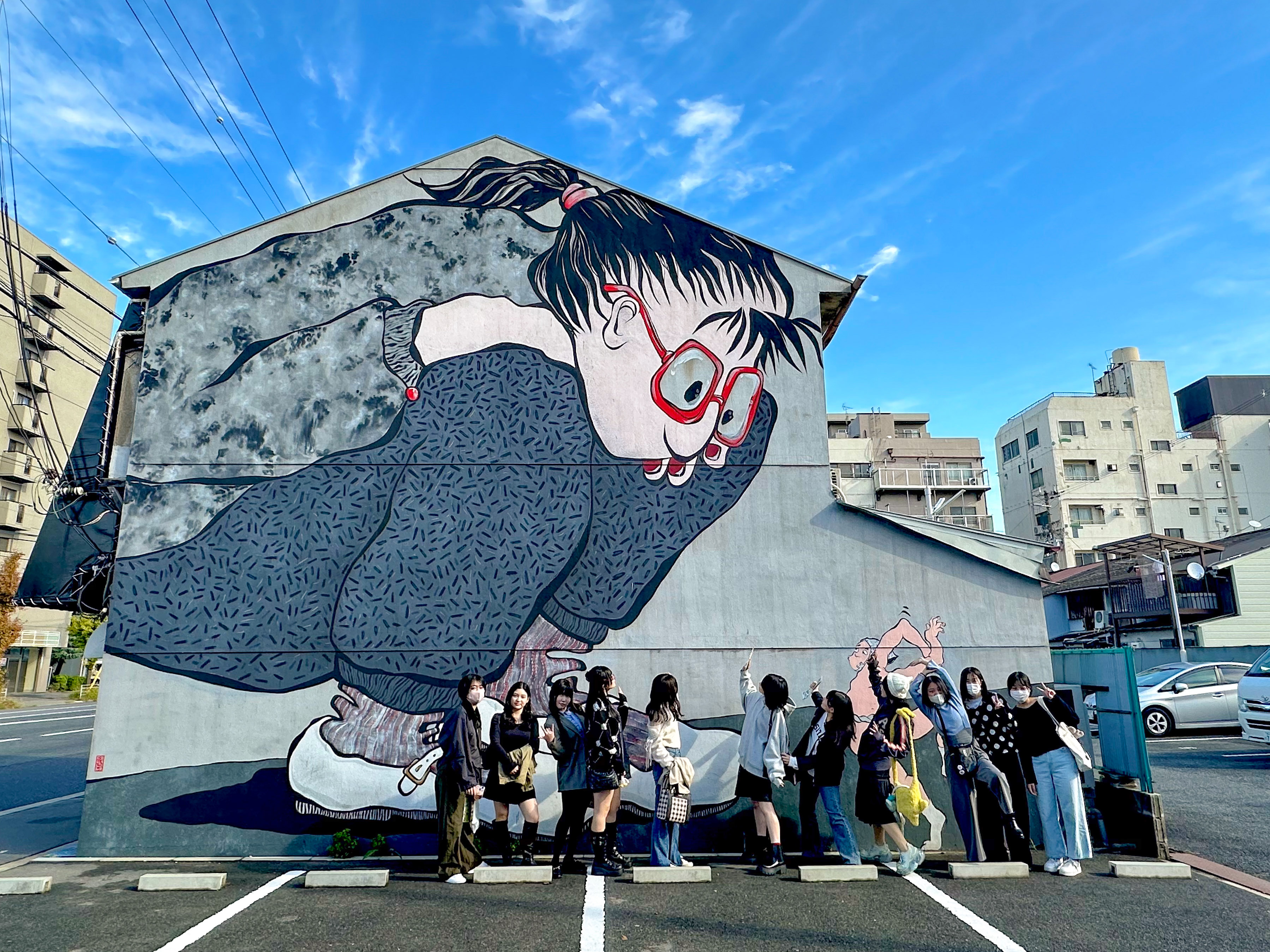 青空が映えます。晴れてよかった！