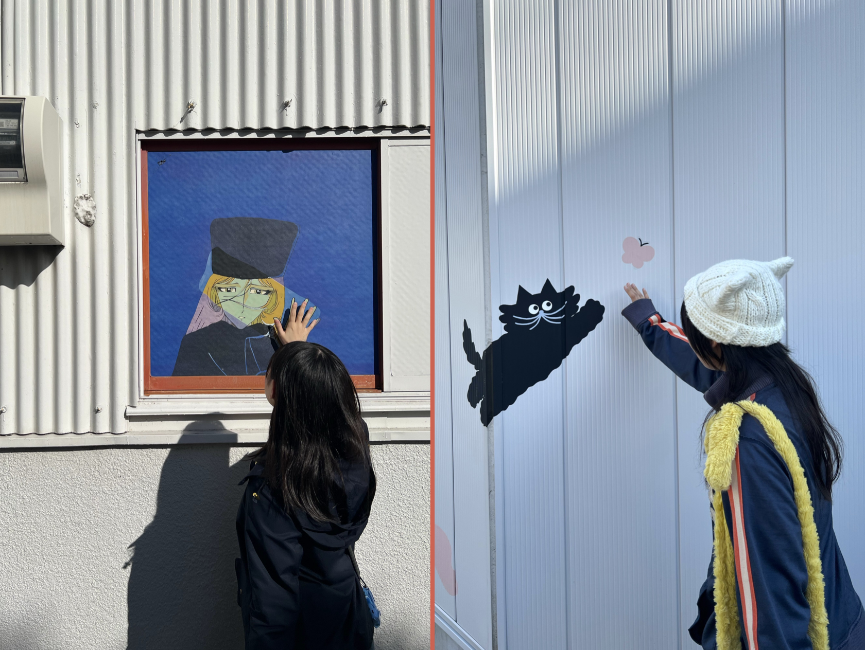 いたる所にウォールアートが☆探すのが楽しい