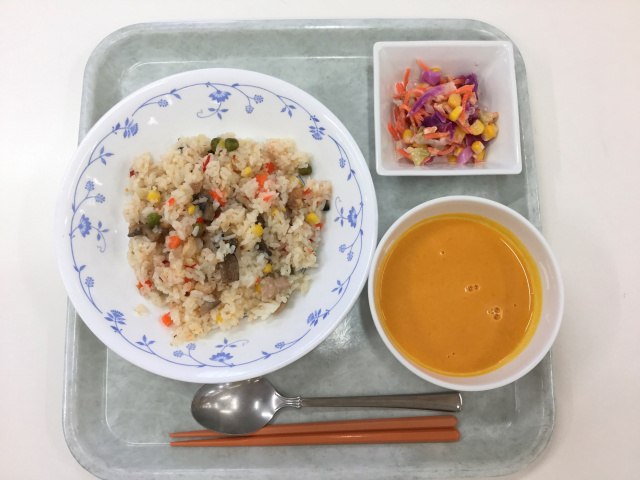 今日の給食 帝塚山学院小学校